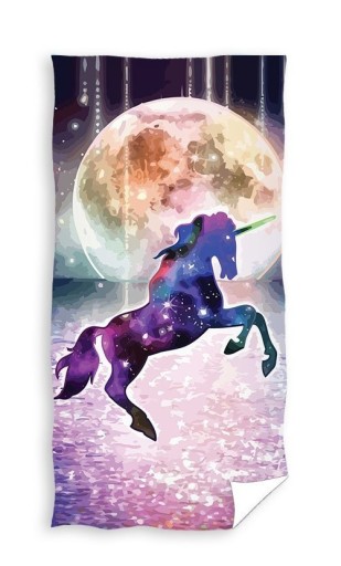Ręcznik plażowy kąpielowy UNICORN Jednorożec 70 x 140 cm (TNL215030)