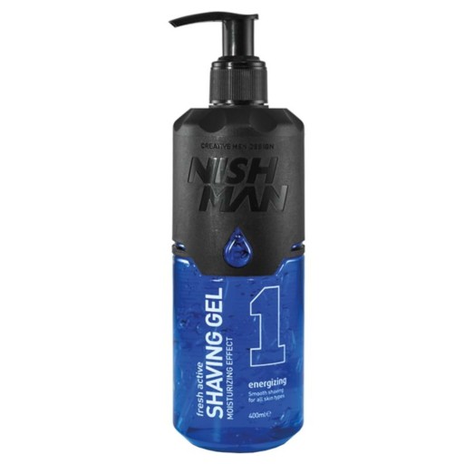 Nishman Żel do golenia 01 Fresh Energizing 400 ml