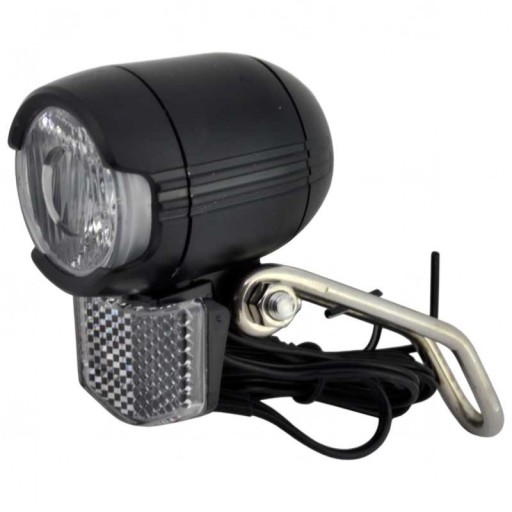 LAMPKA ROWEROWA PRZEDNIA XC-259A-CS 1W oświetlenie rowerowe DYNAMO LED
