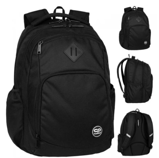 Plecak szkolny wielokomorowy CoolPack czarny 30 l