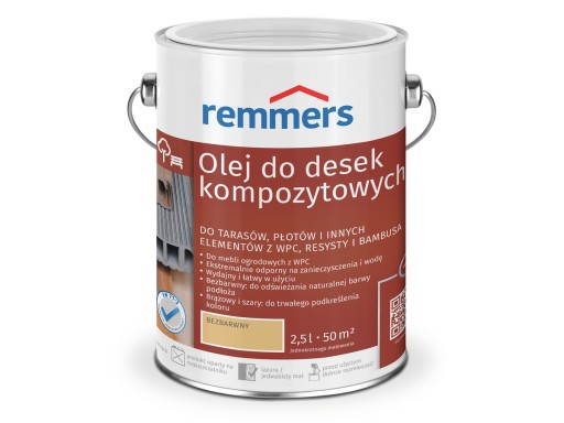 Olej do tarasów kompozytowych WPC Impragnier 2,5l