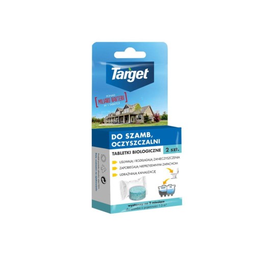 Tabletki biologiczne do szamb 2 szt. TARGET