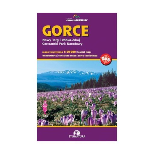 GORCE. NOWYTARG I RABKA-ZDRÓJ MAPA