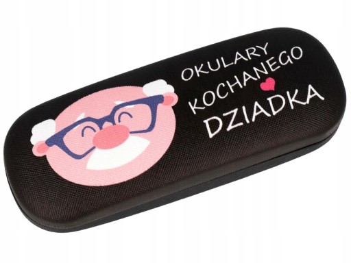 Etui na okulary Dzień Dziadka okulary kochanego dziadka wyjątkowy prezent