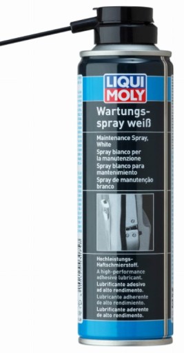 LIQUI SMAR BIAŁY DO ZAMKÓW ZAWIASÓW ŁOŻYSK 250ML