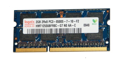 HYNIX DDR3 2GB PC3-10600s HMT125S6BFR8C