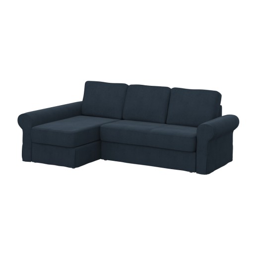 BACKABRO Pokrycie sofy z leż., Velvet Navy