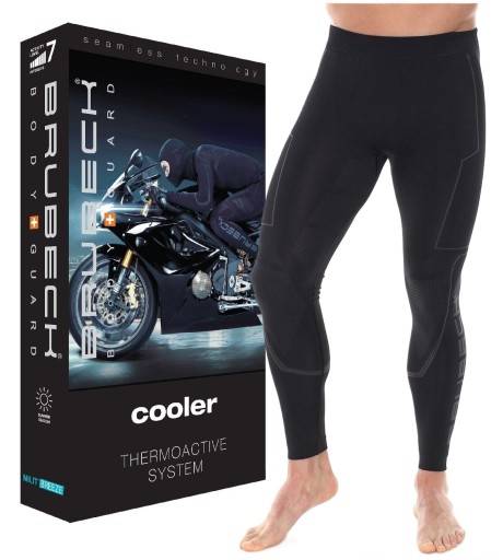 BRUBECK COOLER MĘSKIE GETRY CHŁODZĄCE LEGGINSY POD SPODNIE MOTOCYKLOWE - XL