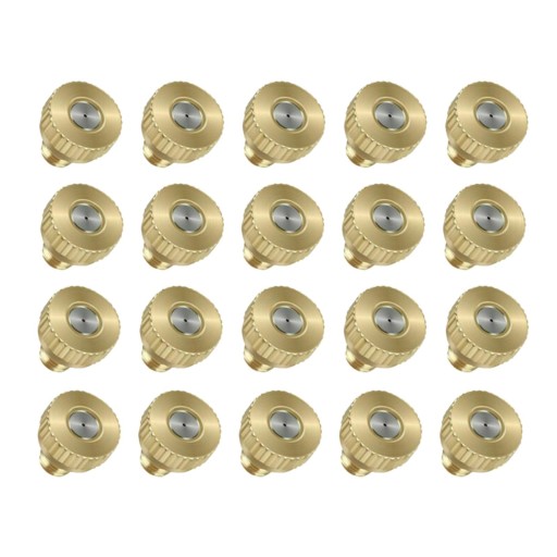 20 Pack Mosiężne dysze zamgławiające Głowice