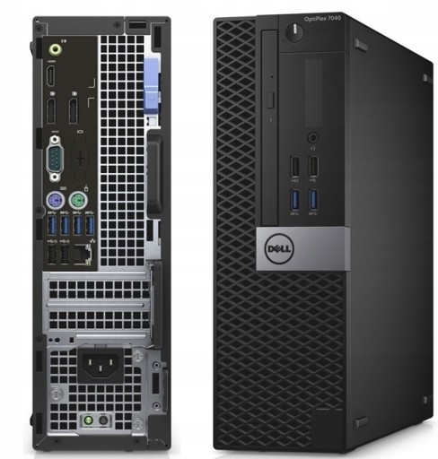 MAŁY SZYBKI KOMPUTER DELL i7-6700 16GB 512SSD nVME W10 HDMI DP W10