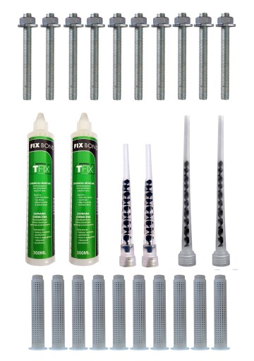 KOTWA Kotwy klej żywica chemiczna T- fix + 10x110