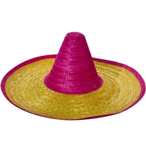 kapelusz SOMBRERO słomkowe MEKSYKANIN kolorowe