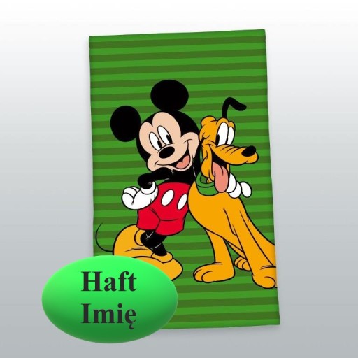 Ręcznik dla dzieci Myszka Mickey 30/50 Imię haft