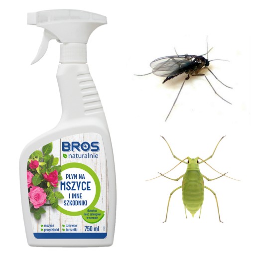 NATURALNY PŁYN SPRAY ŚRODEK NA MSZYCE BROS 750ML