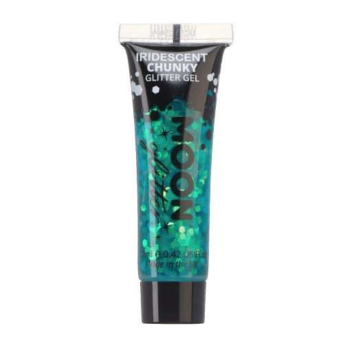 Iridescent Chunky Glitter Gel MOONGLOW Zielony