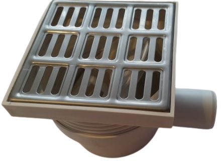 Kratka ściekowa boczna fi 50 regulowana 15x15
