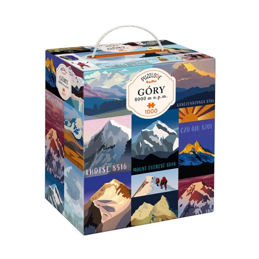 CzuCzu PUZZLE 1000 elementów PuzzLOVE GÓRY Dla dzieci i nie tylko! 11+ lat