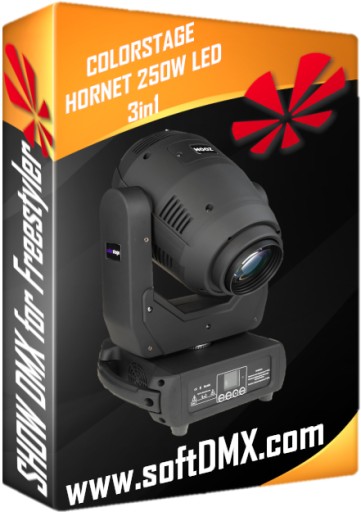 Gotowe Show DMX dla 4szt Colorstage HORNET LED 250