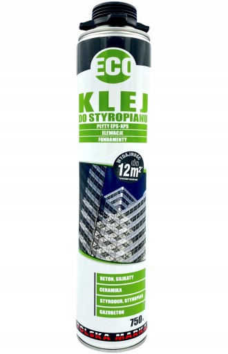 KLEJ-PIANKA MONTAŻOWA DO STYROPIANU PISTOLET 750ML