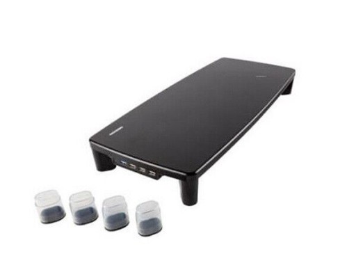 REGULOWANA PODSTAWKA POD TELEWIZOR MONITOR 4 X USB HUB 100 x240 mm MEDION