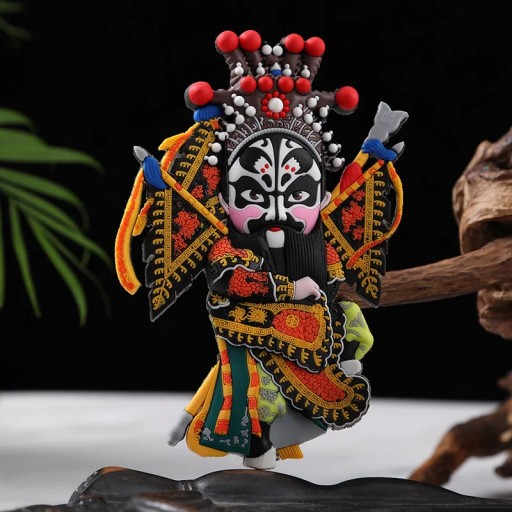 Peking Opera Masks Creative Three-Dimensional Characters Refrigerator Stick