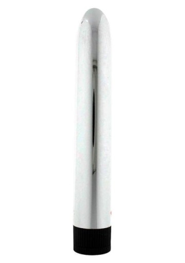 TRADYCYJNY SREBRNY WIBRATOR 17CM SENSUOUSLY SMOOTH