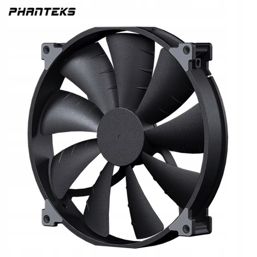 Wentylator obudowy Phanteks F200SP 200 mm o dużej objętości, czarny