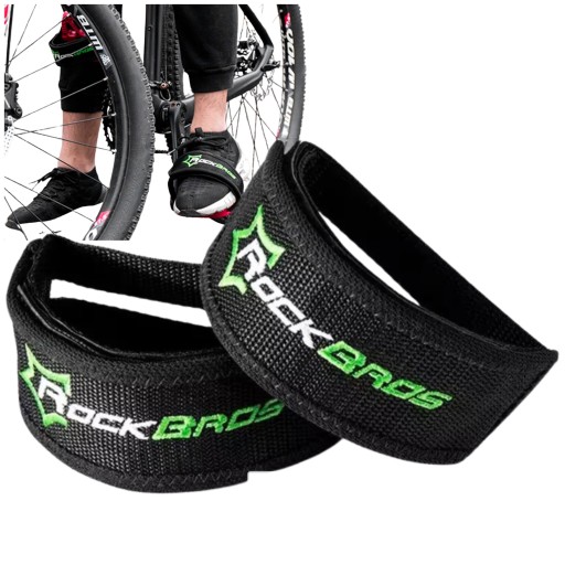ROCKBROS LEKKIE PASKI DO PEDAŁÓW ROWEROWYCH 2 SZT STRAPY NA ROWER