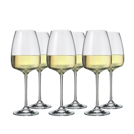 Kieliszki do wina Bohemia Anser 440 ml Zestaw 6szt