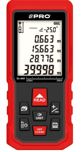 DALMIERZ LASEROWY DL-60X PRO-DL076 PRO
