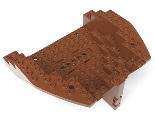 LEGO pirates dziób kadłub statku 2558c03 6285 brązowy