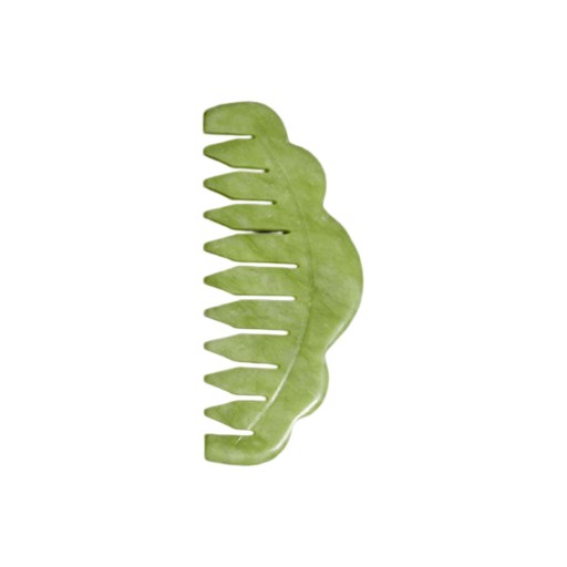 Stone Jade Gua Sha Comb Board Beauty Scalp Smooth