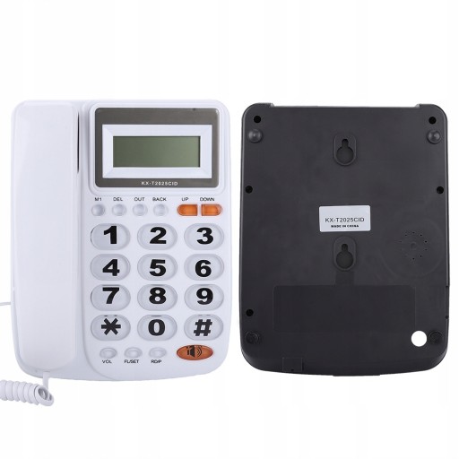 Stacjonarny przewodowy telefon stacjonarny z