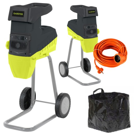 ROZDRABNIACZ ELEKTRYCZNY RĘBAK DO GAŁĘZI TURBO XXL 2600W FREZ 45MM +PRZED