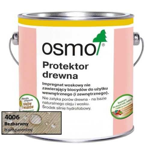 PROTEKTOR DREWNA Bezbarwny OSMO 0,75L 4006