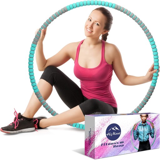 ODCHUDZAJĄCE KOŁO HULA HOOP SKŁADANE GĄBKA 81cm