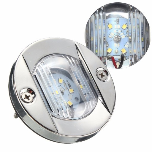 DC 12V łódź morska pawęży LED rufowe światło okrąg
