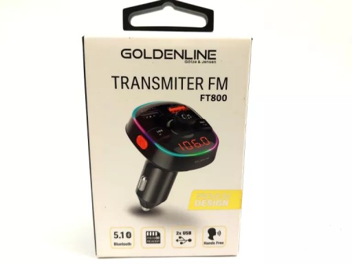 TRANSMITER SAMOCHODOWY GÖTZE & JENSEN GOLDEN LINE FT800