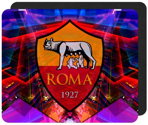 PERSONALIZOWANA PODKŁADKA POD MYSZKĘ AS ROMA+tekst