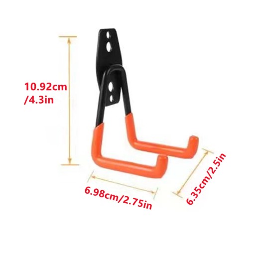 JW 1PC Heavy Duty metalowe haki ze śrubami stojak