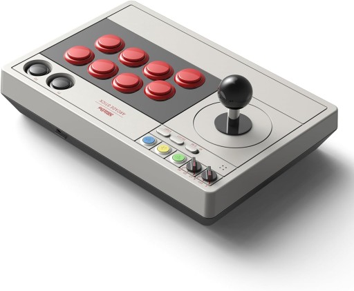 JOYSTICK 8BitDo ARCADE STICK SZARY NINTENDO SWITCH WINDOWS STEAM PAD 2.4G