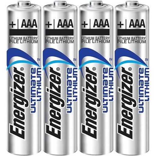 BATERIA LITOWA ENERGIZER ULTIMATE LITHIUM LR03 R3 AAA X4