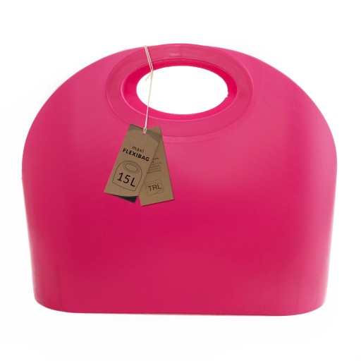 Koszyk sklepowy na zakupy MAXI Flexibag 15L różowy
