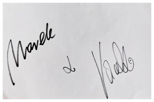 MAREK I WACEK oryginalne autografy