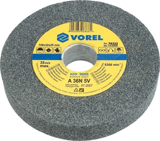 Tarcza do szlifierki stołowej 200x16x20 mm drobna