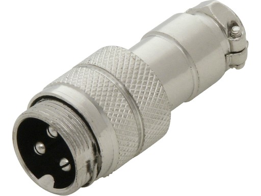 ZŁĄCZE GNIAZDO MIKROFONOWE 3 PIN CB RADIA NA KABEL PRZEWÓD