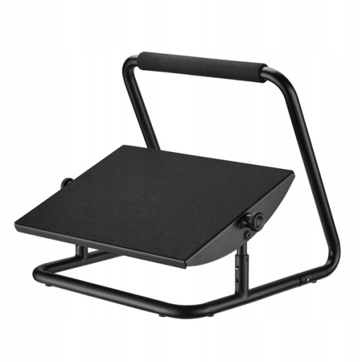 Podstawa ergonomiczna pod nogi podnóżek czarny