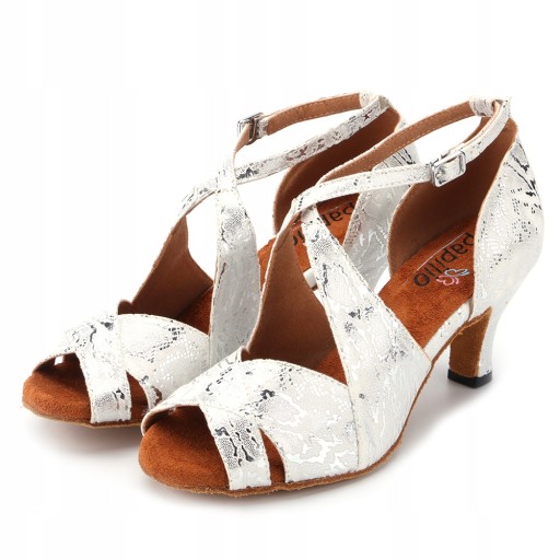 BUTY DO TAŃCA NA ŚLUB ŚLUBNE JAK WĄŻ OBCAS 6cm