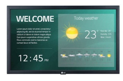 Monitor LG 22SM3G-B WebOS FHD Signage (16/7)