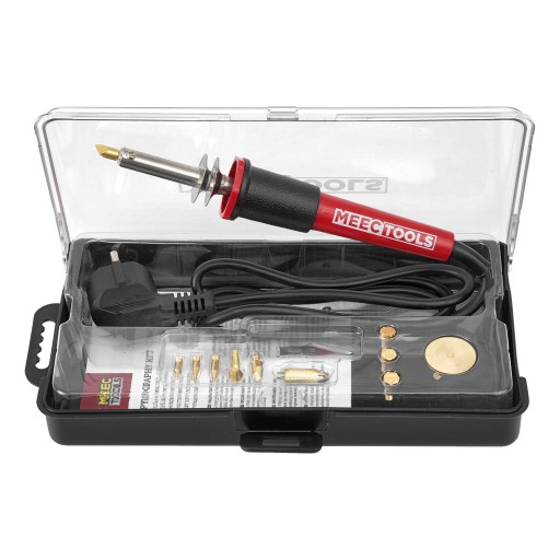 Zestaw z wypalarką 13 elementów Meec Tools